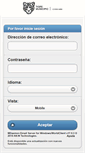Mobile Screenshot of correoweb.tigre.gov.ar